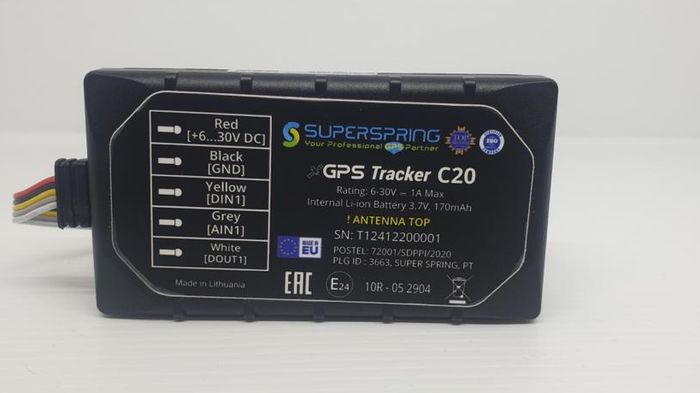 Superspring GPS Tracker C20