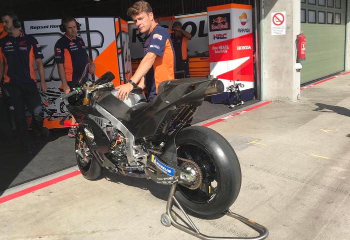 Motor Marc Marquez pada tes MotoGP di Ceko