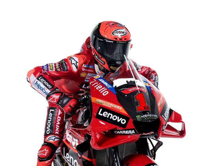 sempat bingung, Francesco Bagnaia memutuskan untuk memakai nomor 1 di MotoGP 2023