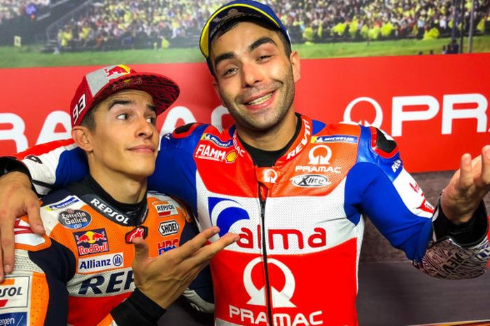 Marc Marquez dan Danilo Petrucci