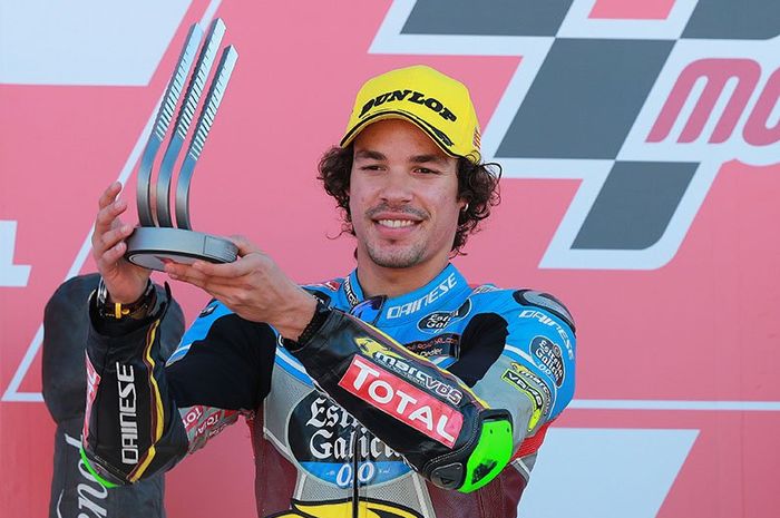 Franco Morbidelli melakoni debut menunggangi motor MotoGP di tes pramusim di sirkuit Valencia