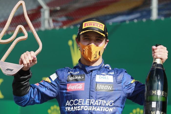 Lando Norris raih podium 3 di F1 Austria 2020. Pertama dalam karirnya di F1