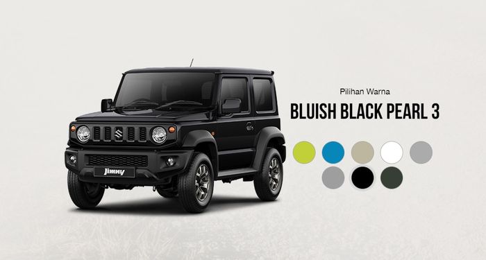 Pilihan warna Jimny