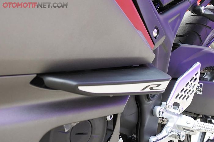 Frame slider Yamaha New R25 punya bentuk pipih