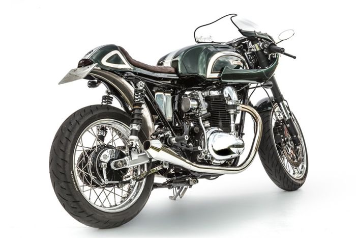 Kawasaki W650 kustom cafe racer bikinan Berrybads Motorcycles milik Korogi, dilansir oleh www.returnofthecaferacers.com
