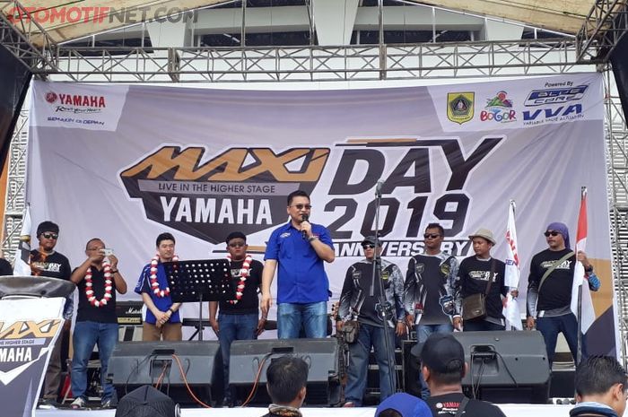 Yamaha Maxi Day di stadion Pakansari, Bogor, Jabar (28/4/2019)