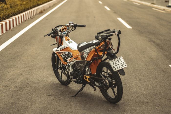 Modifikasi Suzuki Satria F150 yang menawan