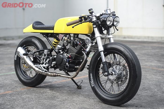 Honda Tiger Jadi Cafe Racer Cangkok Gaya Ducati Sport Classic Gridoto Com Modifikasi tiger menjadi cafe racer