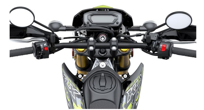 Tampilan dasbor KLX230 SE