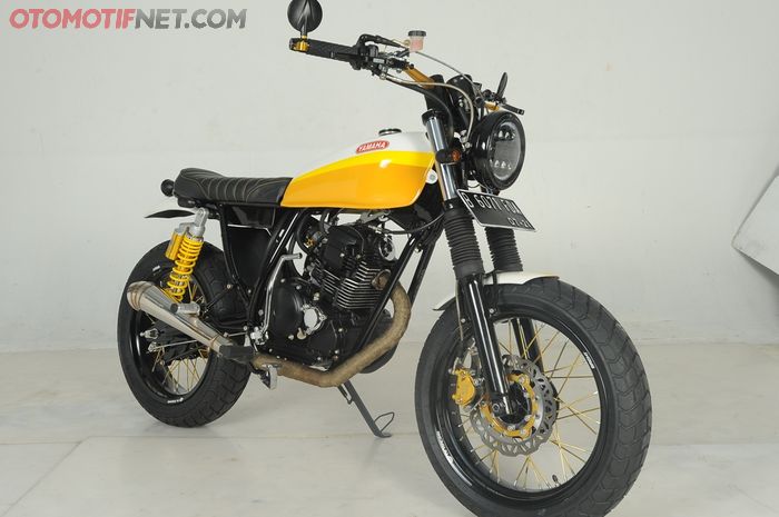 Modifikasi Yamaha Scorpio scrambler Motopits Garage