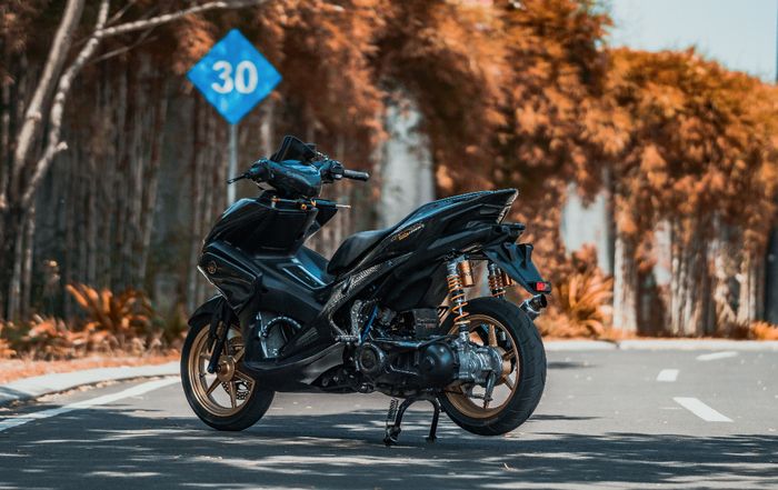 Modifikasi Yamaha Aerox tampil hedon dengan konsep istimewa