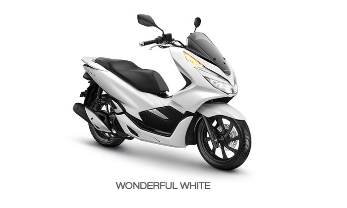 Warna putih juga dilabur cat berkarakter metalik