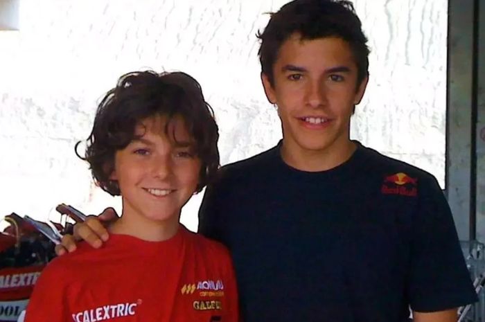 Kisah di balik foto lama Pecco Bagnaia dan Marc Marquez