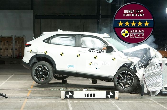 Uji tabrak All New Honda HR-V di ASEAN NCAP