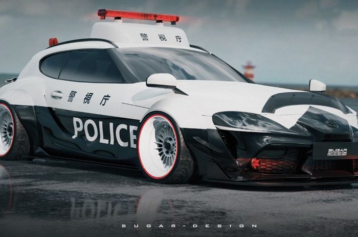 Toyota GR Supra jadi mobil polisi Jepang