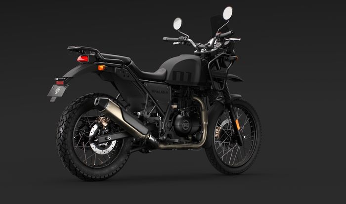 Royal Enfield Himalayan New Granite Black (campuran matte dan gloss)