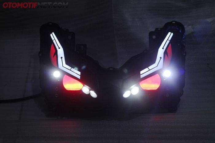 Lampu Honda ADV150 pakai proyektor Mitsubishi Pajero Sport