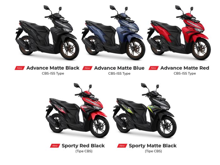 Pilihan warna Vario 125