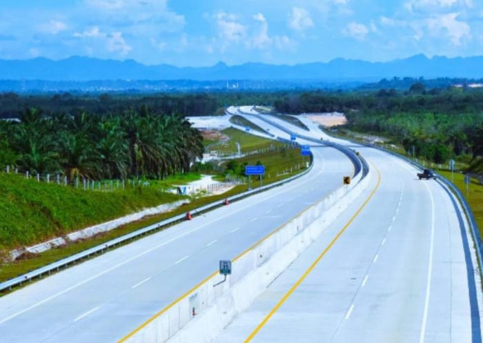 Peresmian Jalan Tol Pekanbaru-Padang Seksi Pekanbaru-Bangkinang sepanjang 30,9 km