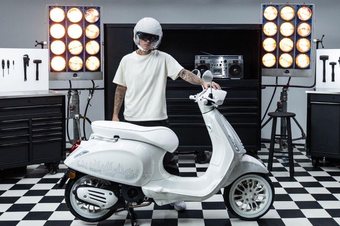 Vespa Justin Bieber yang harganya mencapai ratusan juta tapi dijual pencuri Rp 4 jutaan saja