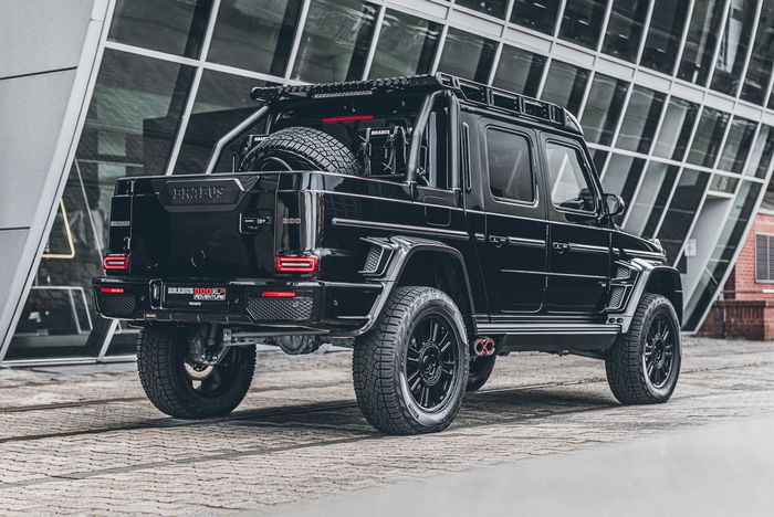 Modifikasi Mercedes-AMG G63 Brabus 800 XLP Superblack asup wide body kit