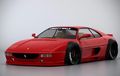 Ferrari F355 Dibedah Liberty Walk Makin Agresif dan Tambah Berotot