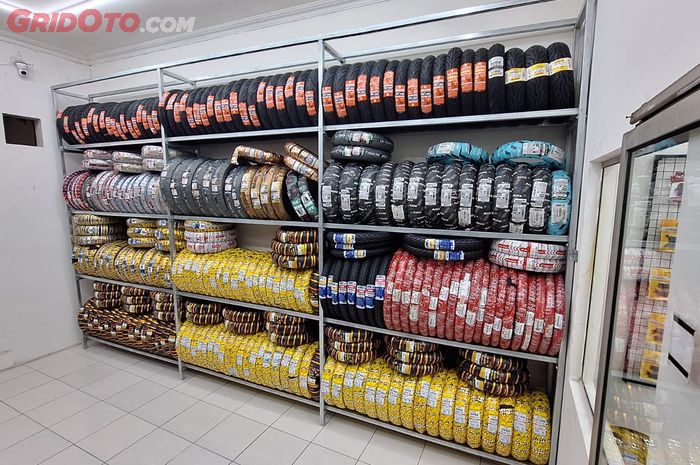 Harga ban motor terpantau naik 