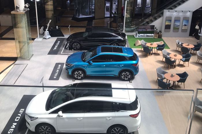 Pameran Mall to Mall BYD di Trans Studio Mall Bandung menempati area seluas 335 m&sup2;