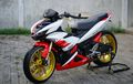 Modifikasi Yamaha MX King 150 Dirombak Makin Padat Ala Bebek Sport
