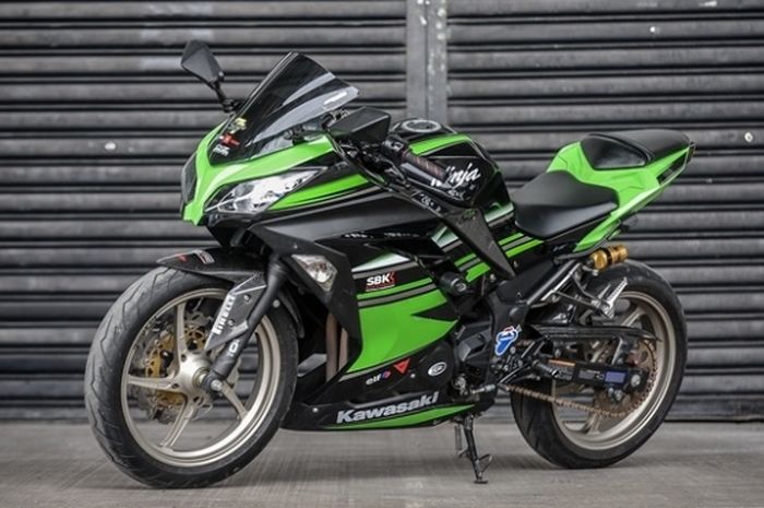 Modifikasi Kawasaki Ninja 250 2017. Berkelas setelah kecelakaan