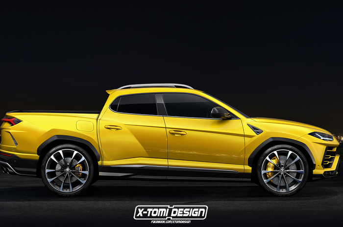 Lamborghini Urus model pikap kabin ganda