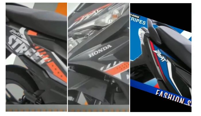 Kolase tangkapan layar dari IG Story yang menampilkan BeAT dengan grafis anyar