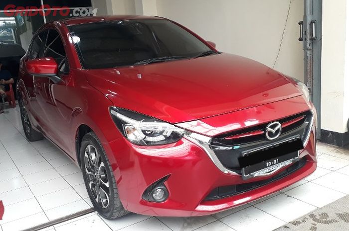 Mazda2 bekas dijual di Candiko Wijaya Motor, Tangerang.