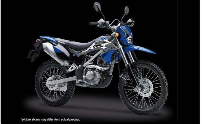 Warna biru pada KLX 150 tipe BF