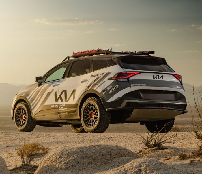 Modifikasi KIA Sportage X-Pro kreasi LGS-CTS Motorsports untuk kompetisi Rebelle Rally