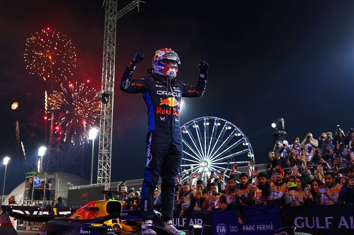 Max Verstappen menang balapan F1 Bahrain 2024, Red Bull berpesta