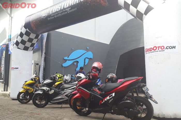 Goedang Popsa lokasi Customaxi Yamaha Makassar 2018