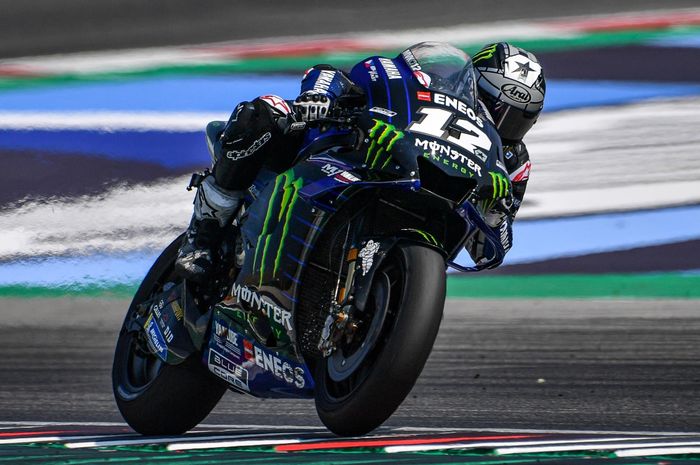 Maverick Vinales mendapatkan catatan waktu tercepat di FP2 MotoGP San Marino