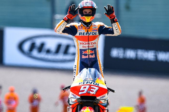 Pembalap Repsol Honda, Marc Marquez membeberkan rahasia di balik penampilannya yang gemilang di paruh pertama MotoGP musim 2019