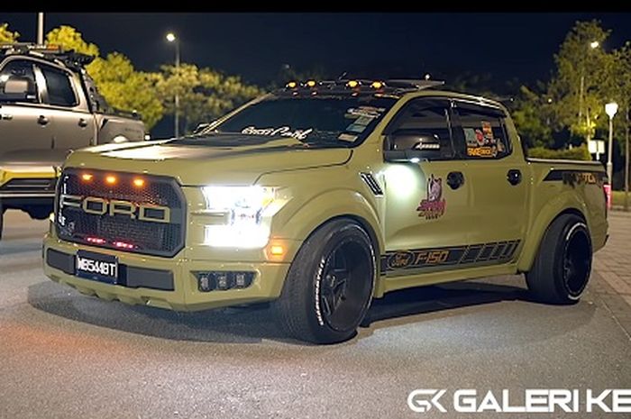 Modifikasi Ford Ranger asal Malaysia dengan tampilan stylish