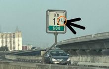 Arti Rambu Patok KM Jalan Tol dengan Kode Tambahan Huruf, Penting!
