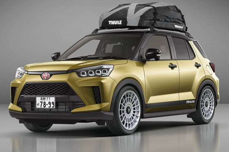 Toyota Raize Belum Dilaunching Kena Modif Headlamp Bugatti Chiron Pelek Gambot Gridoto Com