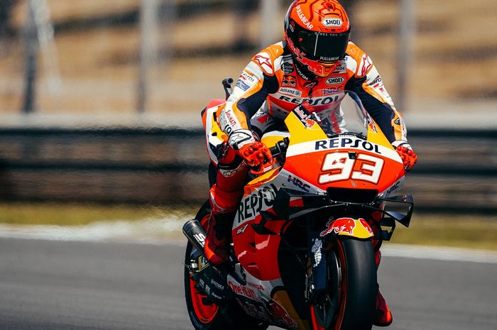 Marc Marquez  siap beri kejutan di MotoGP Spanyol 2021.