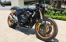Honda CB400SF Berubah Jadi Cafe Racer, Bodi Pakai Full Karbon