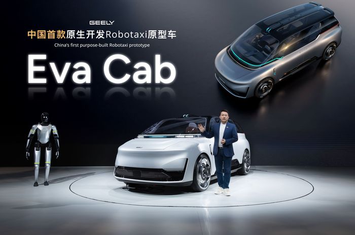Robotaxi Geely EVA Cab berbasis autonomous driving