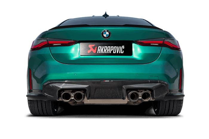 Modifikasi BMW M3 dan M4 baru pasang knalpot buatan Akrapovic, Slovenia
