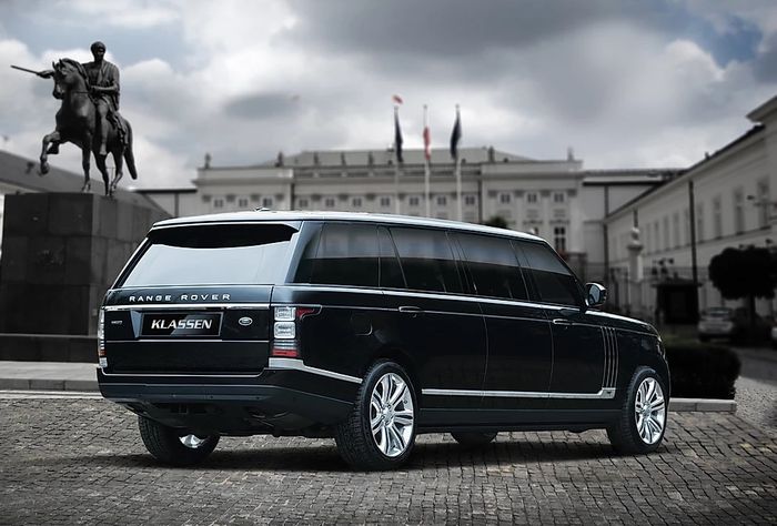 Tampilan belakang Range Rover Autobiography hasil garapan Klassen