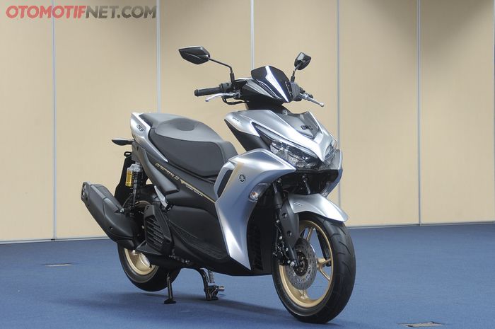 All New Aerox 155 Connected punya desain pergabungan antara sport dan skutik