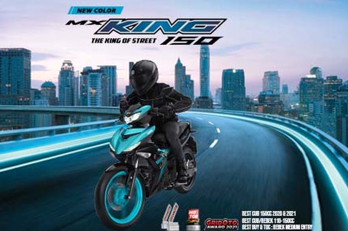 Yamaha MX King 150 miliki warna baru.