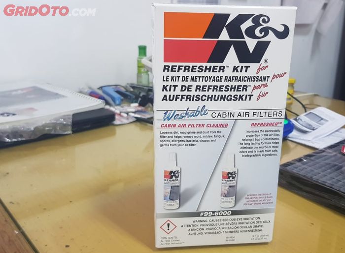 Refresher Kit K&amp;N dibanderol Rp 270 ribu